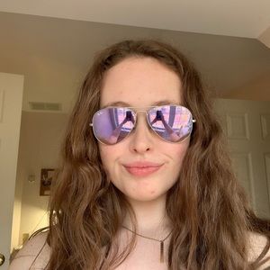 purple aviator ray bans